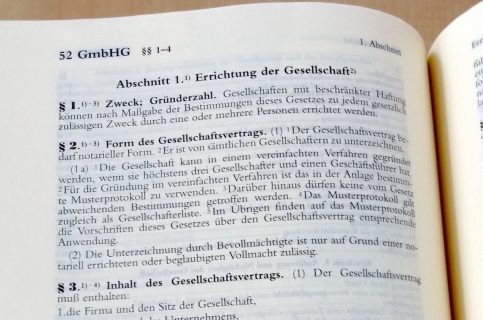 GmbH-Recht Gesetzestext GmbH-Recht Gesetzestext